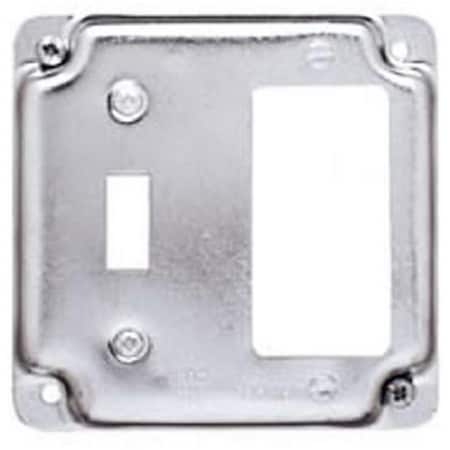 Bissell Electrical Box Cover, Square, Single Toggle & GFCI Cover HO601633